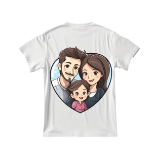 Ai printed T-Shirt Mom and Dad Anniversary Gift Item