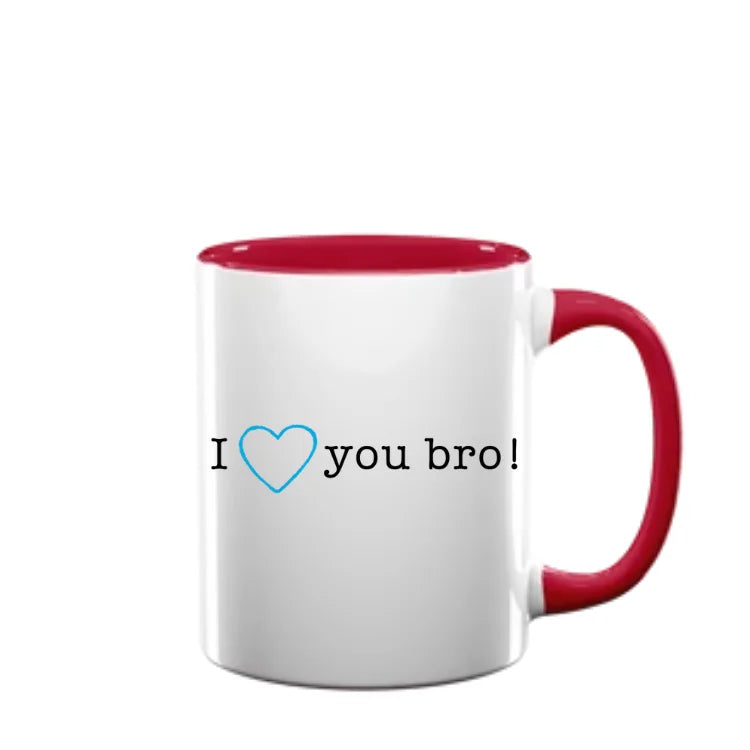 Perfect Gift For Bhai I Love You Bro Printed MUG