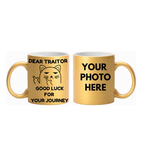 Good Luck Golden FareWell Office MUG : Set of 2 Mug