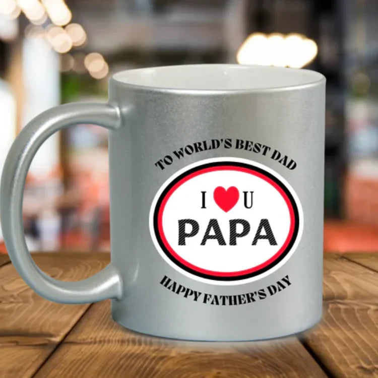 Silver Mug Simple Father's Day Gift Idea