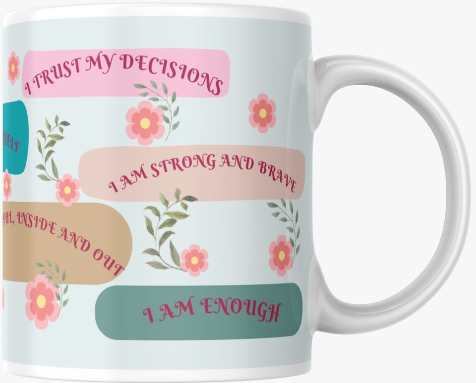 Don't settle, elevate your mornings with inspirational mugs