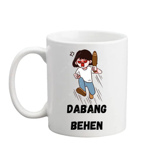 Dabang Bhen Mug Gift for Sister on Rakhi