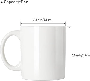 Personalized Ceramic 3-Tone Mug ┃ Custom Name or Message ┃ Unique Gift for Coffee Lovers ┃ Microwave and Dishwasher Safe ┃ Choose Your Colors ┃ 11 oz Capacity ┃ Elegant and Durable Design