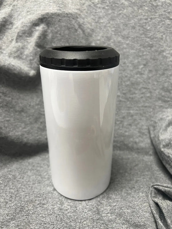 Ultimate Hydration Hub: 4-in-1 Sublimation Can Cooler/Water Bottle, Ideal for Beer Cans and More!