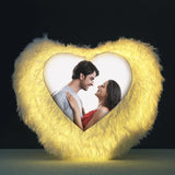 Glowing Hearts: Personalized LED Heart-Shaped Pillow - Illuminate Your Love Story with a Custom Touch of Radiance.
