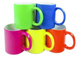 Ceramic Customized Neon Mug ┃ Personalized Coffee Cup with Vibrant Colors and Unique Design ┃ Perfect Gift for Any Occasion
